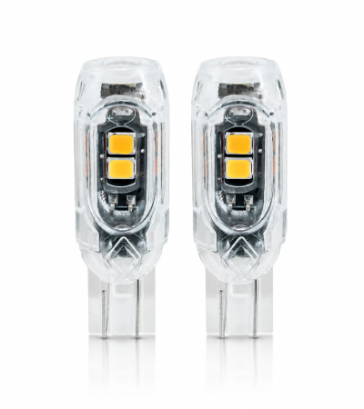 Par de Focos LED Pellizco T10 Para Moto y Auto Luz Direccional