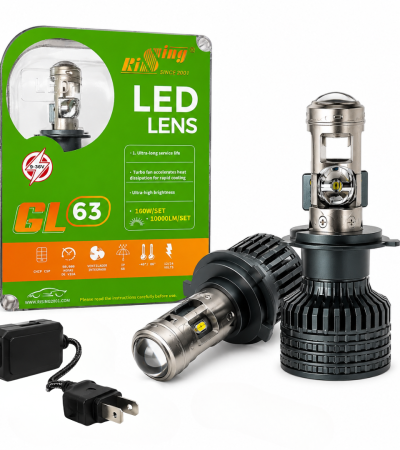 Kit Focos Led GL63 Con Lupa 9006 Canbus Csp 160w