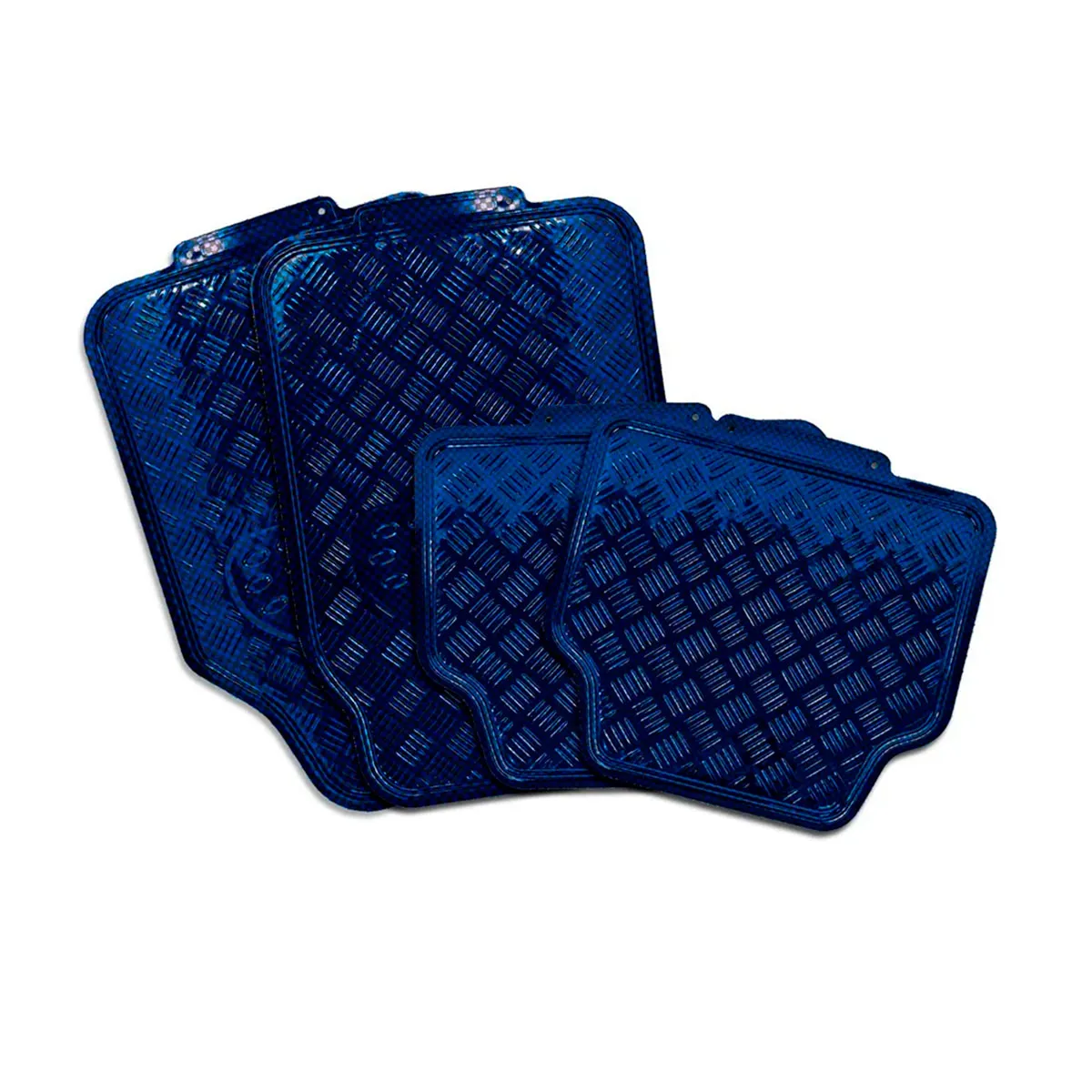 Tapete Automotriz color Azul Carbon Metalico 45x42cm