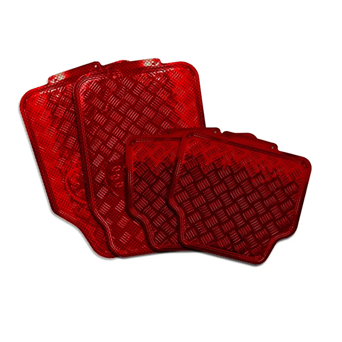 Tapete Automotriz color Carbon Metalico 45x42cm
