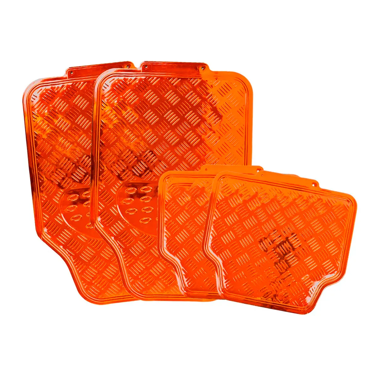 Tapete Automotriz color Naranja Metalico  45x42cm