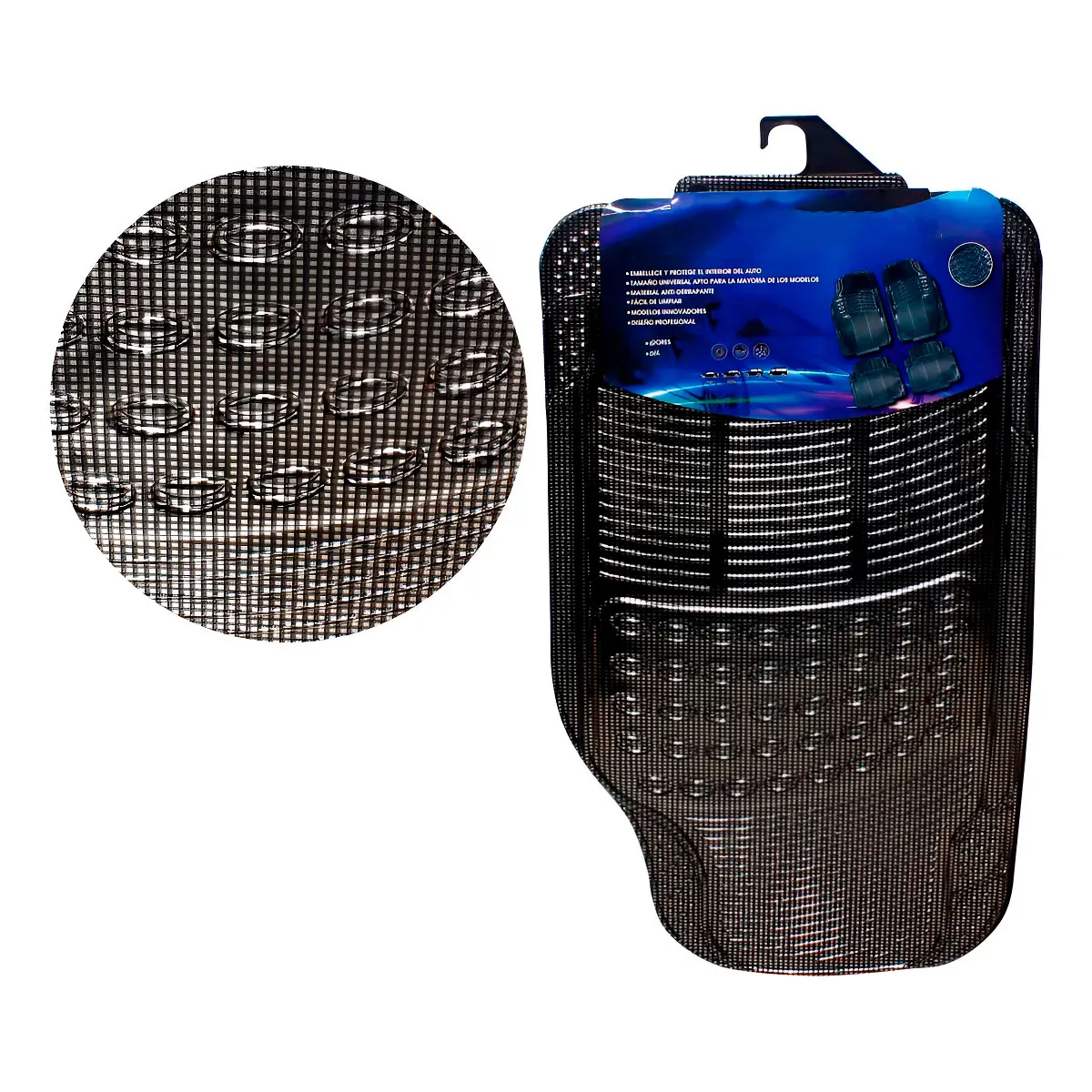 Tapete Automotriz color Carbon  45x42cm
