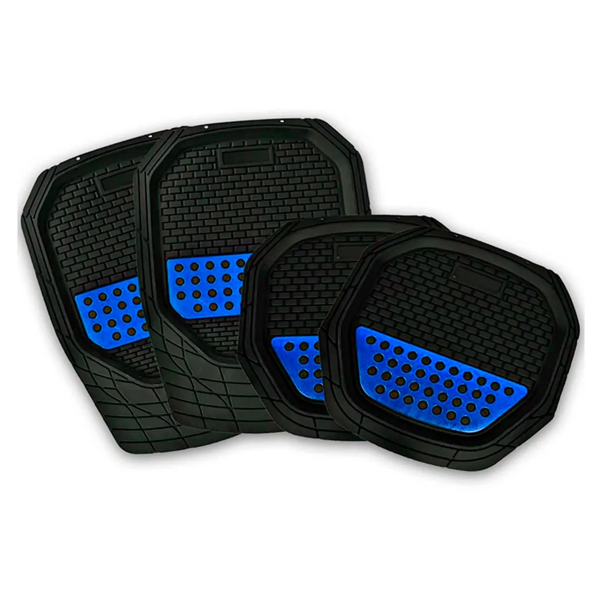 Tapete Automotriz Universal de Charola color Azul 50.5cmx50cm