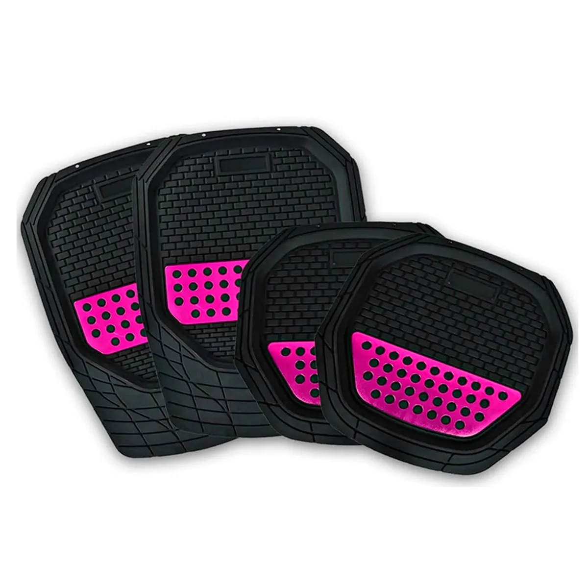 Tapete Automotriz Universal de Charola color Rosa 50.5x50cm