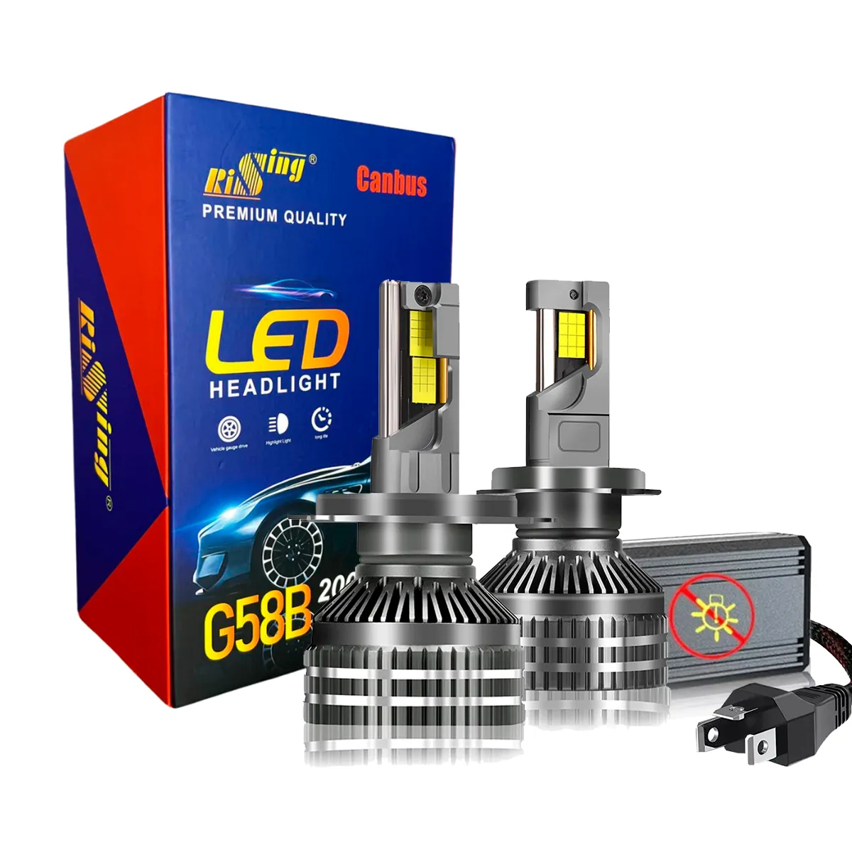 KIT DE LED G58B ,H11    9-32V   140W  With Fan 2sides;