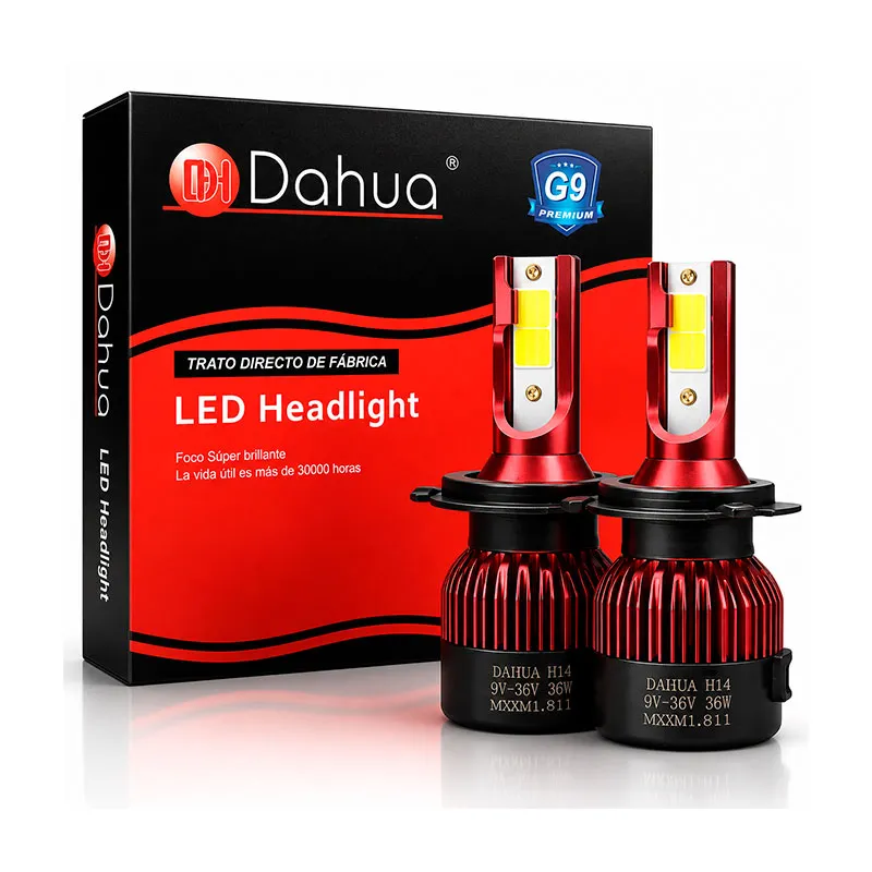 KIT DE LED G9:H16 12V 36W 6000K 3800LM,LEDs:2LED(COB),With Fan 2sides;